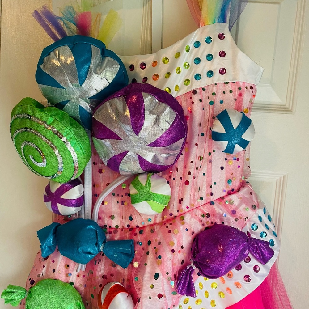 CHASING FIREFLIES WISHCRAFT GIRLS TULLE TIER CANDY PRINCES HALLOWEEN COSTUME 14